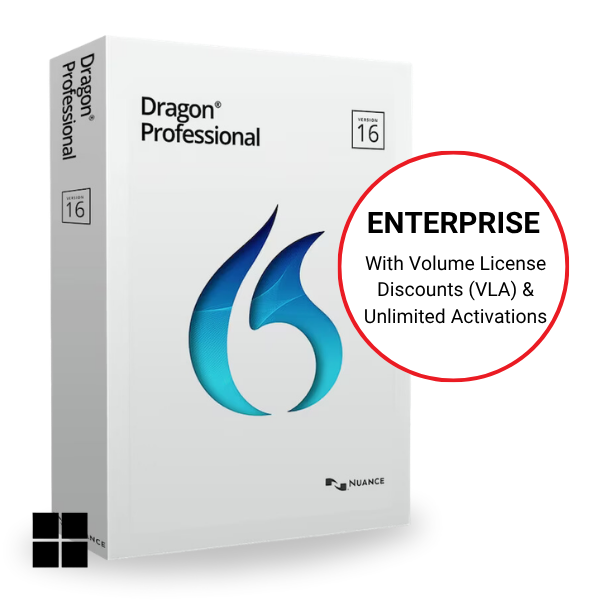 Placeholder for Dragon Professional v16 Enterprise software box image