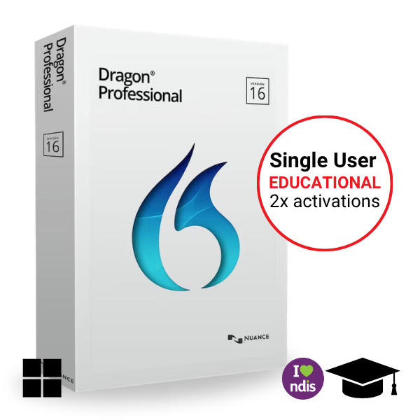 Placeholder for Dragon Professional v16 Student and Academic software box image