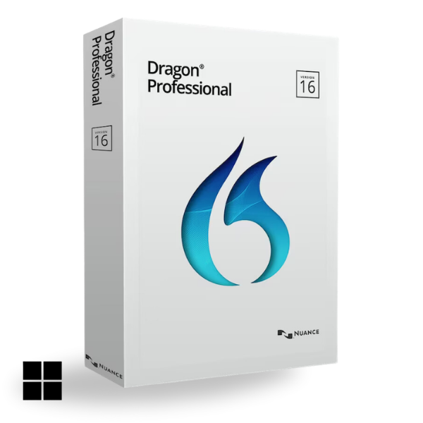 Dragon Professional v16 speech recognition software for Windows professionals