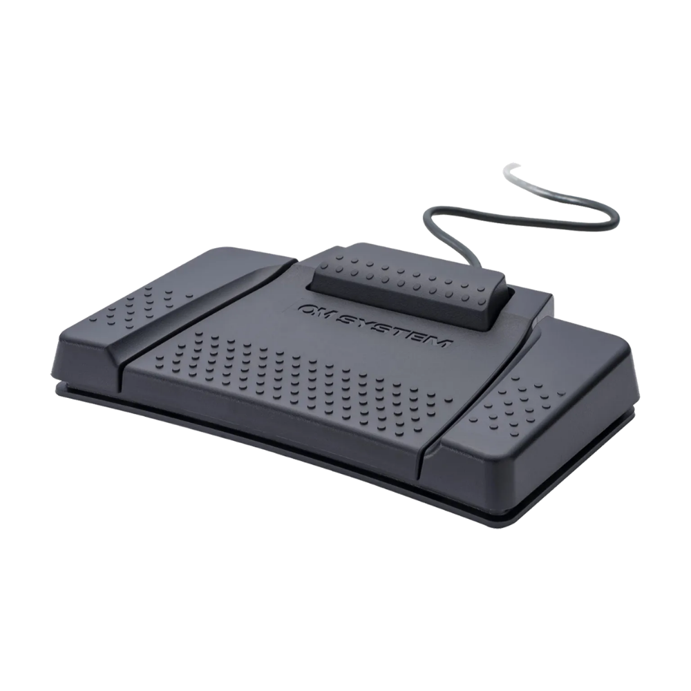 OM SYSTEM Olympus transcription foot controls and headsets