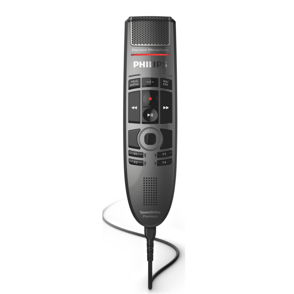 Philips SpeechMike Premium Touch SMP3700 corded microphone for Dragon Medical One on Mac