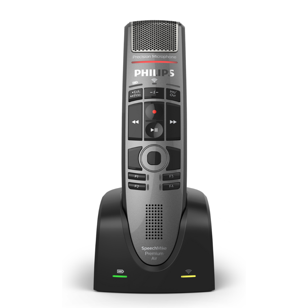Philips SpeechMike Premium Air SMP4000 wireless microphone for Dragon Medical One on Mac