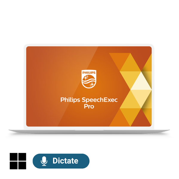 Philips SpeechExec Pro Dictate software for professional authors