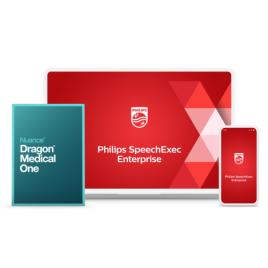 SpeechExec Enterprise with Dragon Medical One. Dictation & transcription workflow with medical speech recognition.