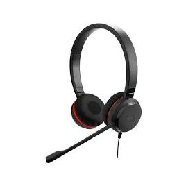 Jabra Evolve 20 Stereo USB Headset Microphone - Double ear headset with noise-cancelling microphone