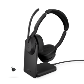 Jabra Evolve2 55 Duo Headset with Charging Stand
