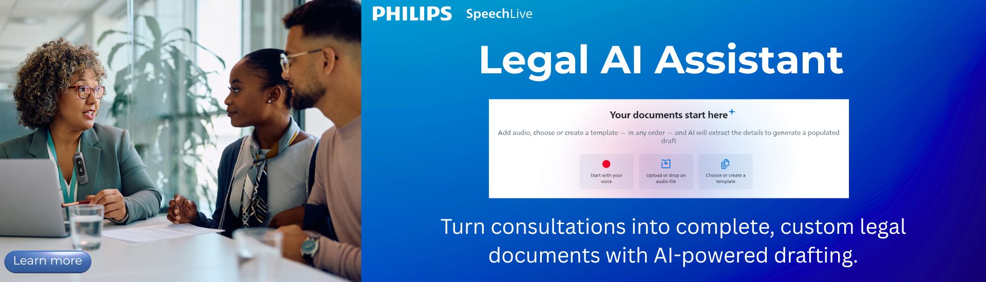 SpeechLive Legal AI Assistant