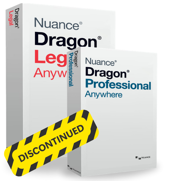 Dragon Professional Anywhere & Dragon Legal Anywhere Discontinuation 2026