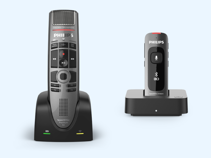 USB dictation microphones for desktop dictation and speech recognition