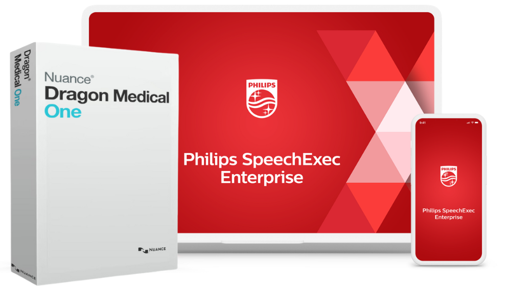 Dragon Medical One with SpeechExec Enterprise on-premises dictation transcription workflow