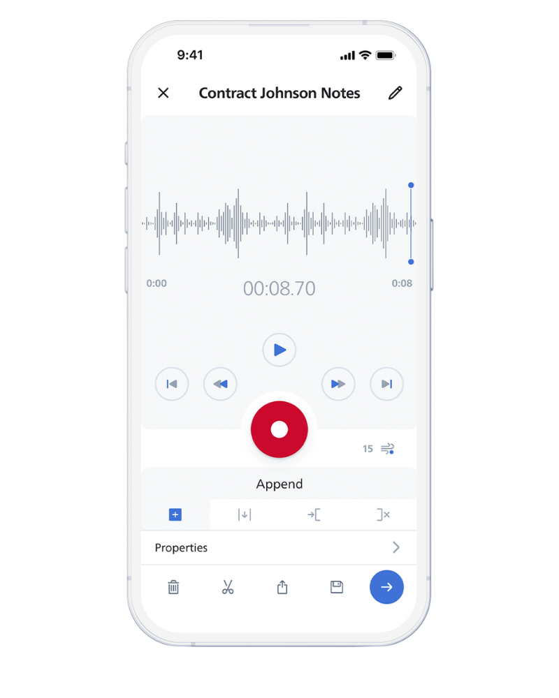 SpeechExec Enterprise Mobile Service self-hosted mobile dictation workflow