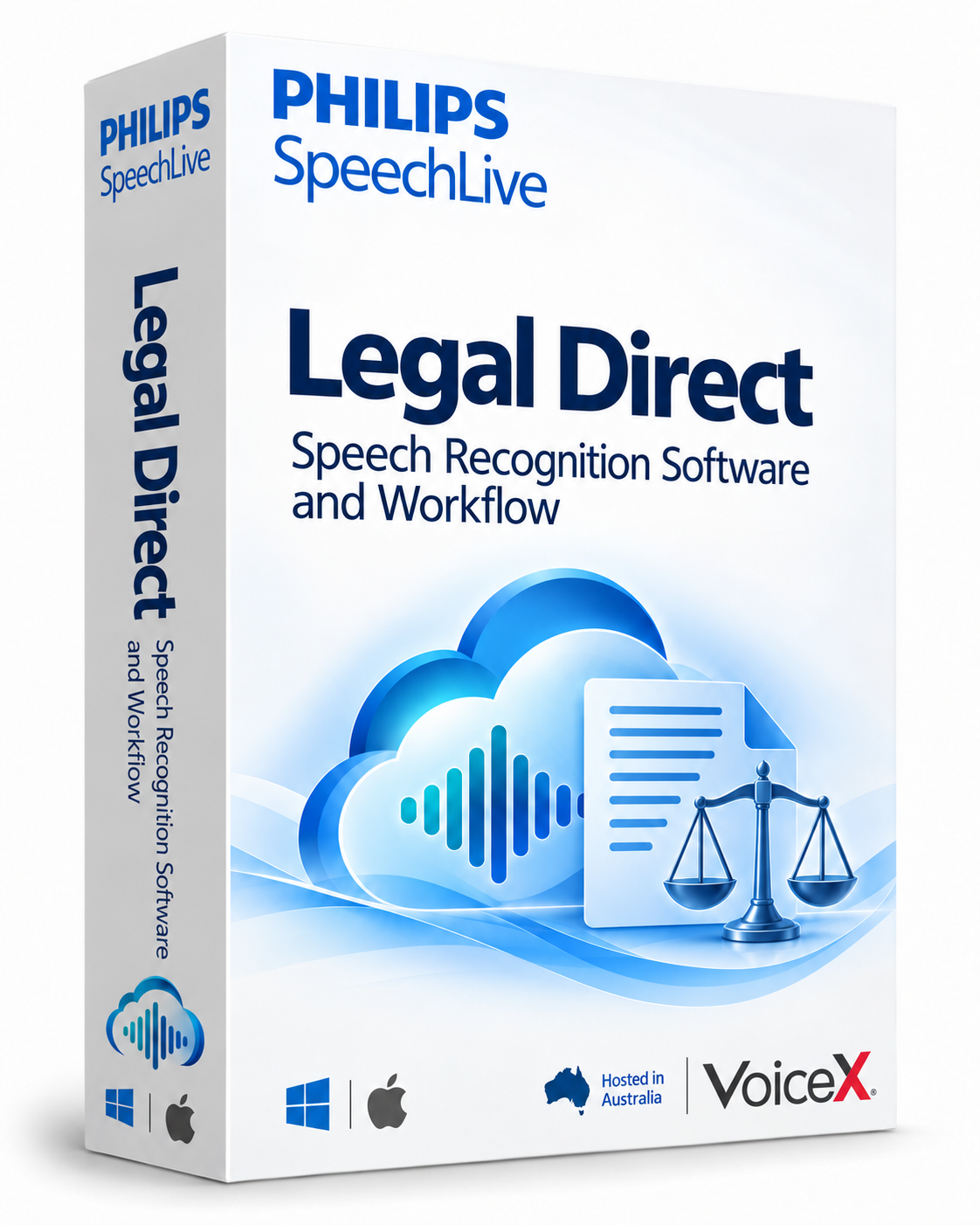 SpeechLive Legal Direct product box