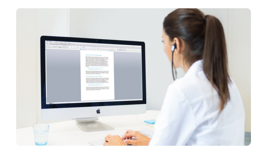 Export legal documents or send to typist from SpeechLive Legal AI Assistant