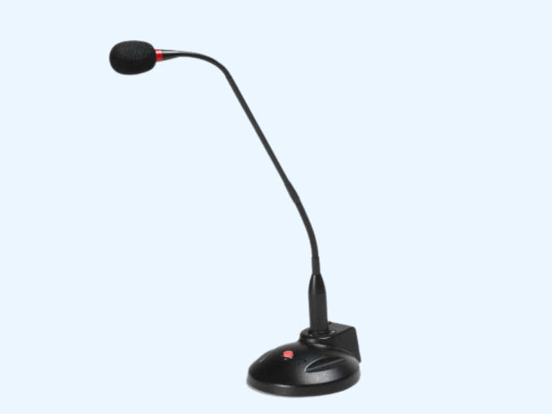 Desktop microphone for speech recognition dictation