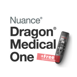 Dragon Medical One Cloud Speech Recognition - 2 Year + Free SpeechMike