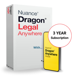 Dragon Legal Anywhere - 3 year Subscription