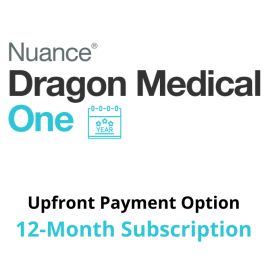 Dragon Medical One Cloud-based Speech Recognition 1-year subscription