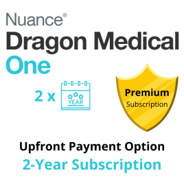 Dragon Medical One Cloud-based Speech Recognition Premium 2-Year Subscription Hosted in Australia