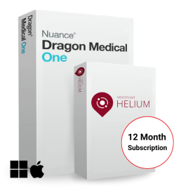 Dragon Medical One for Mac : Powered by Helium.  Dragon Medical One plus Helium bundle allows you to run Dragon Medical natively on your Windows and Mac environments.