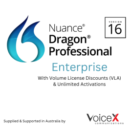 Dragon Professional v16 Enterprise Speech Recognition Software. Buy and download Dragon Pro v16 Voice Recognition software in Australia from the largest official Nuance support partner, VoiceX - Dictation & Speech Recognition Specialist