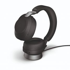 Jabra Evolve2 85 Wireless Bluetooth Headset with Charging Stand