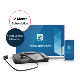 SpeechLIve Transcription Kit with USB Transcription Foot Control & Transcription Headset