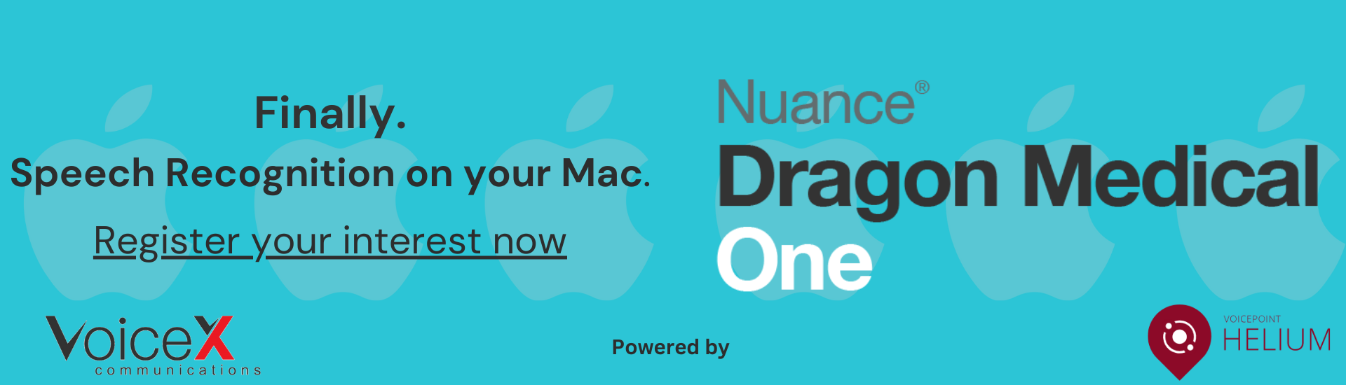 Dragon Medical One for Mac - Powered by VoicePoint Helium from VoiceX