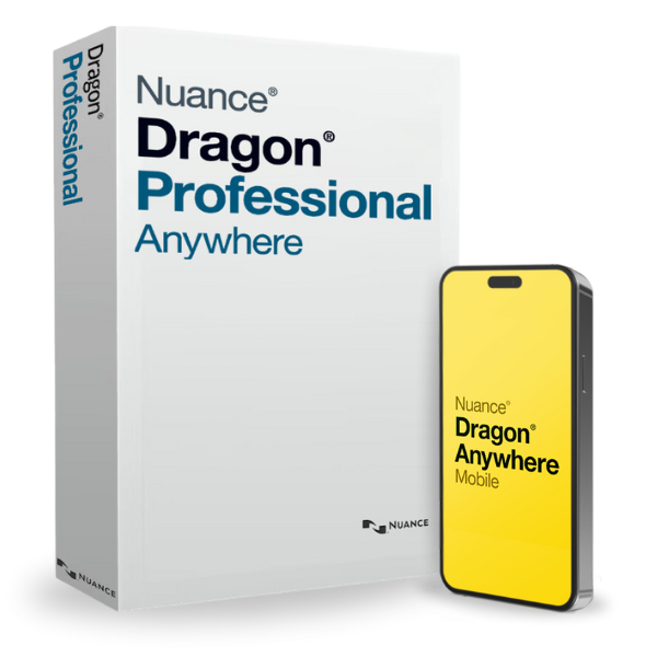 Dragon Professional Anywhere Software Box