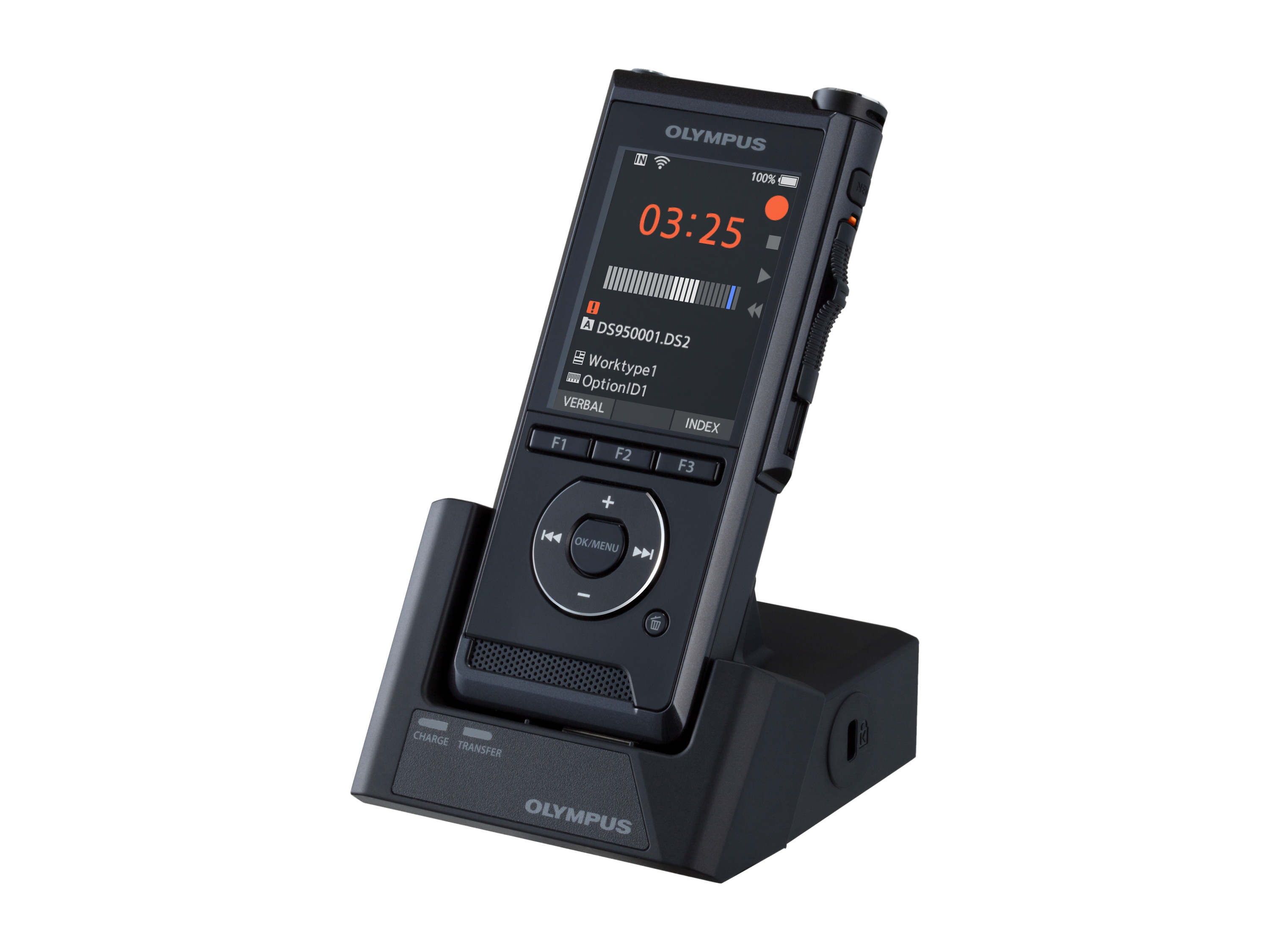 Dictate with your Olympus Dictation Voice Recorder for Dragon Medical One