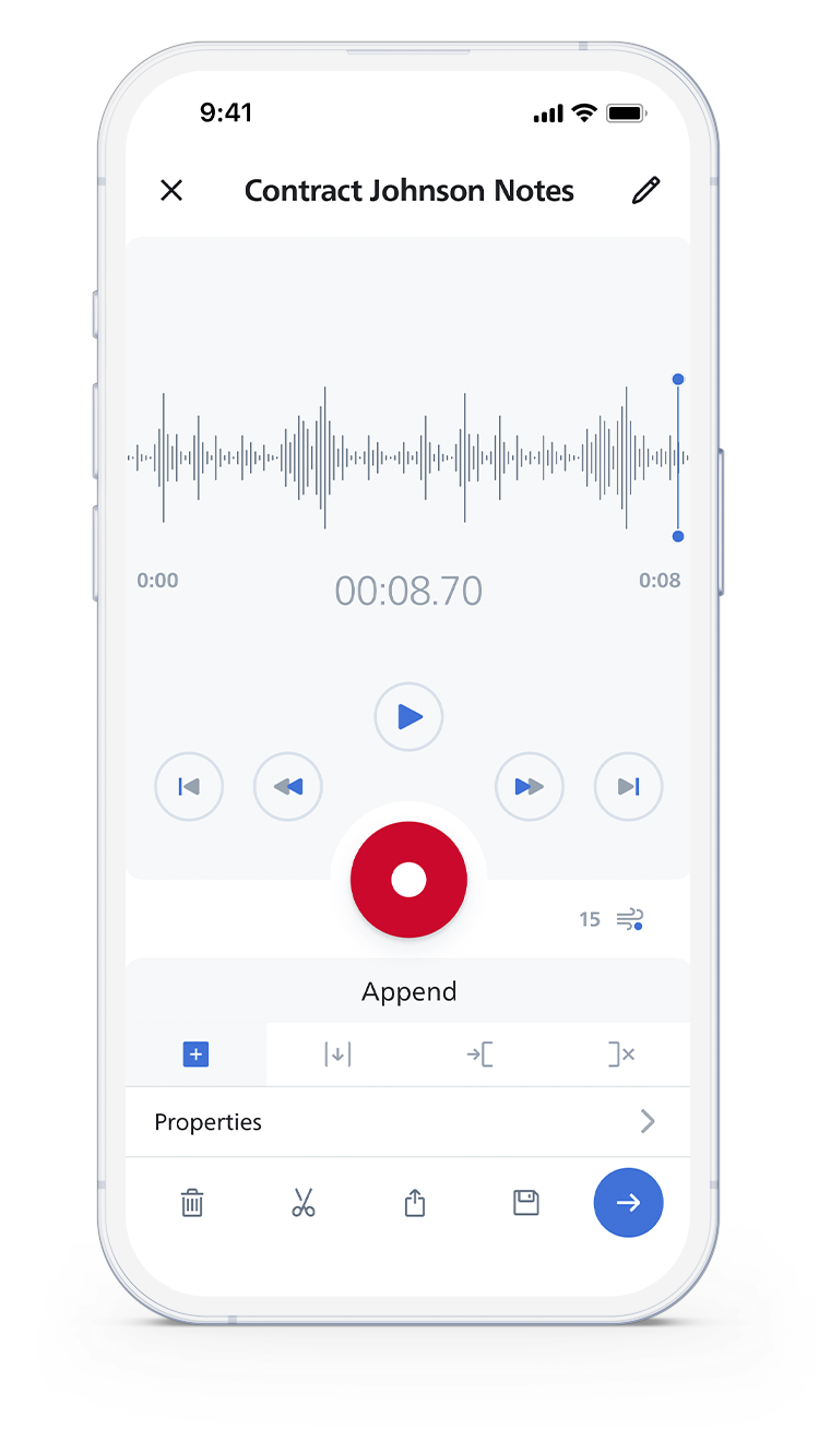 Dictate on the go with SpeechLive Mobile Dictation App for Dragon Medical One
